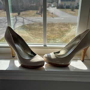 Alfani cream heels